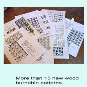 Doodling Borders for wood burning, gourds and drawing