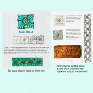 Bettie’s Tangle Patterns-Vol. 1 Square grid