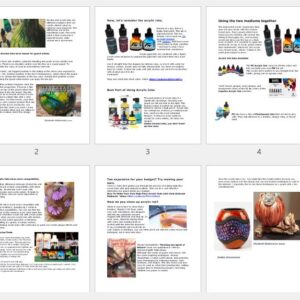 Alcohol Inks VS. Acrylic Inks