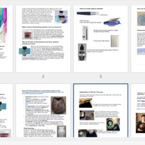 Beginners Guide to Embossing Powder Techniques on Gourds