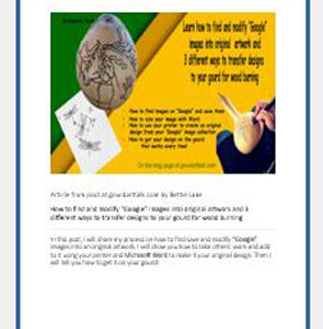 Modifying Images and Transferring them to a Gourd